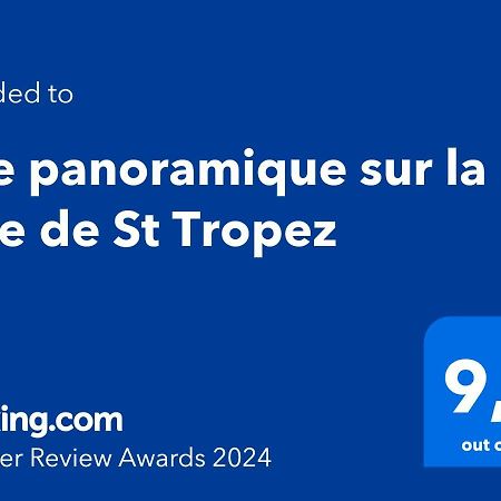 Vue Panoramique Sur La Baie De St Tropez Βίλα Les Issambres Εξωτερικό φωτογραφία